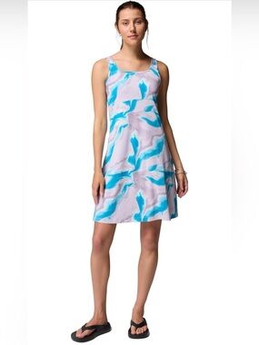 NWT Columbia PFG Freezer III Dress, Sz Small, Lavender Pearl